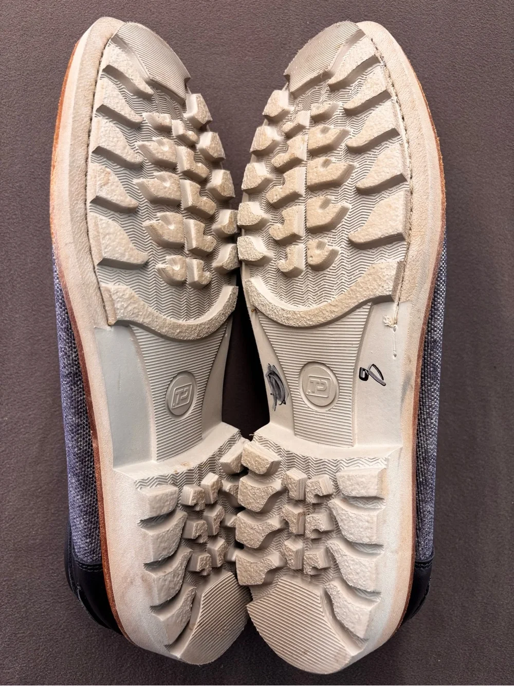 Donald Pliner Jimmy Slip-On Boat Penny Nylon Leather Loafers